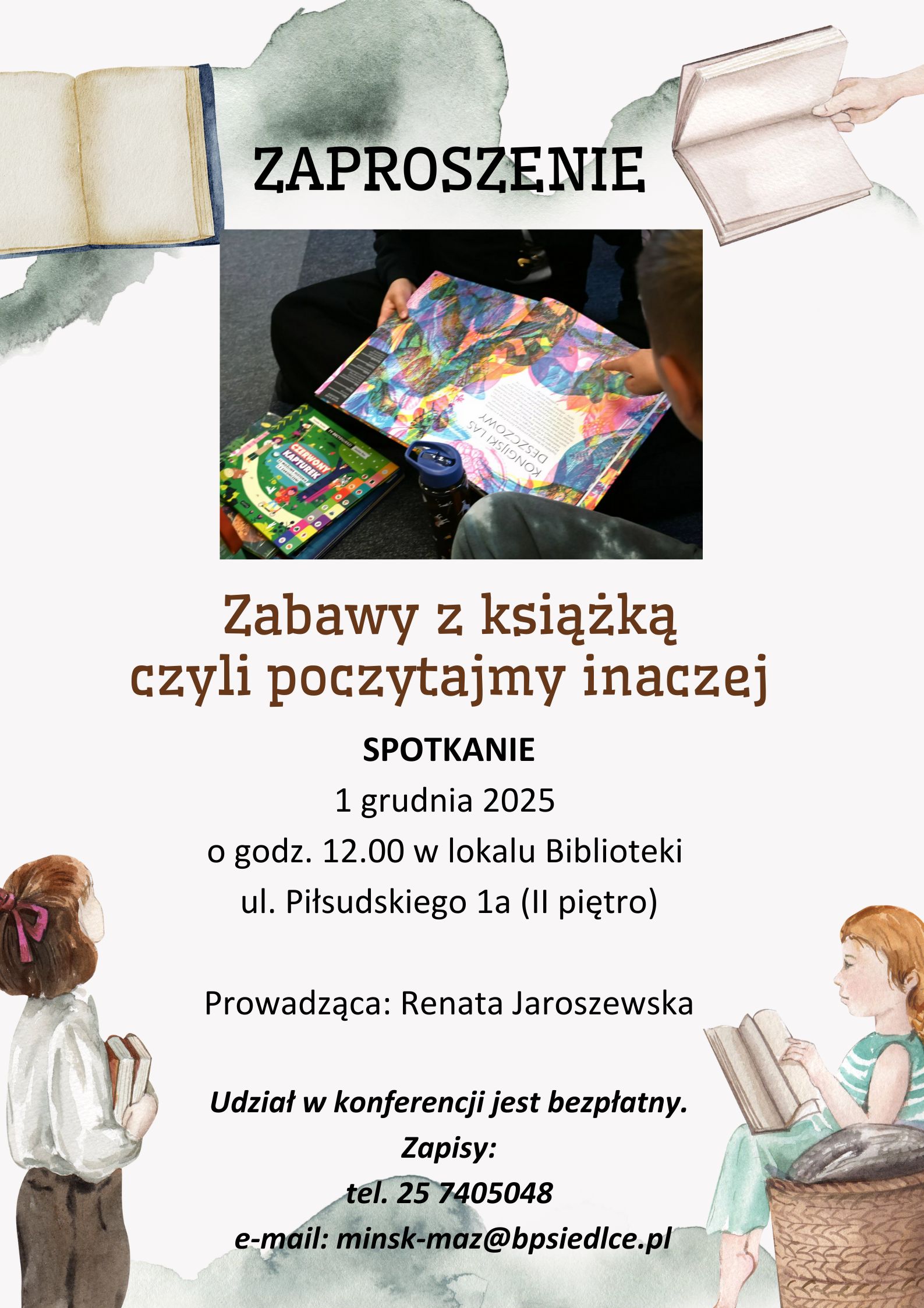 Zabawy z książką czyli poczytajmy inaczej