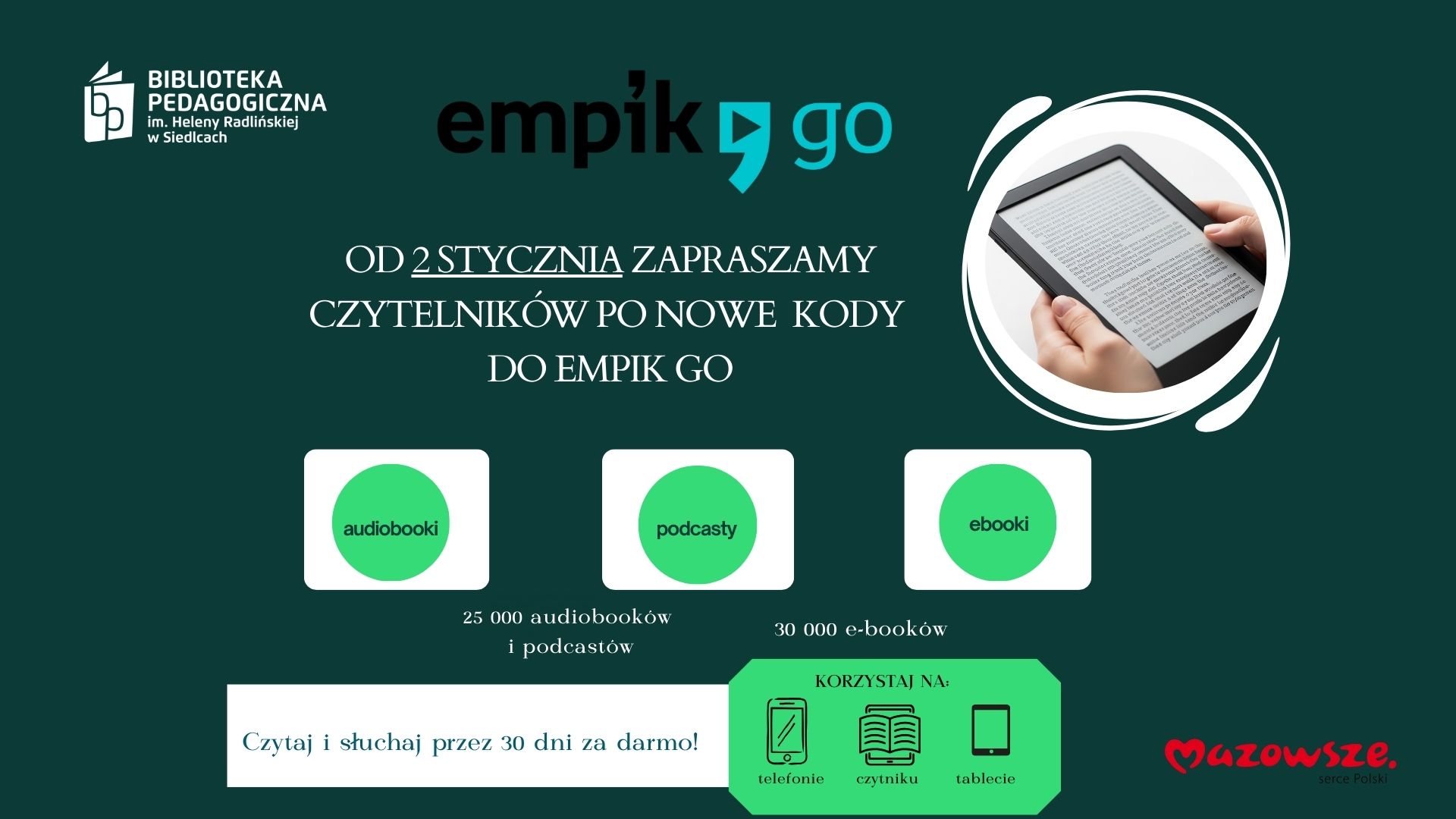 Kody do Empik Go na styczeń