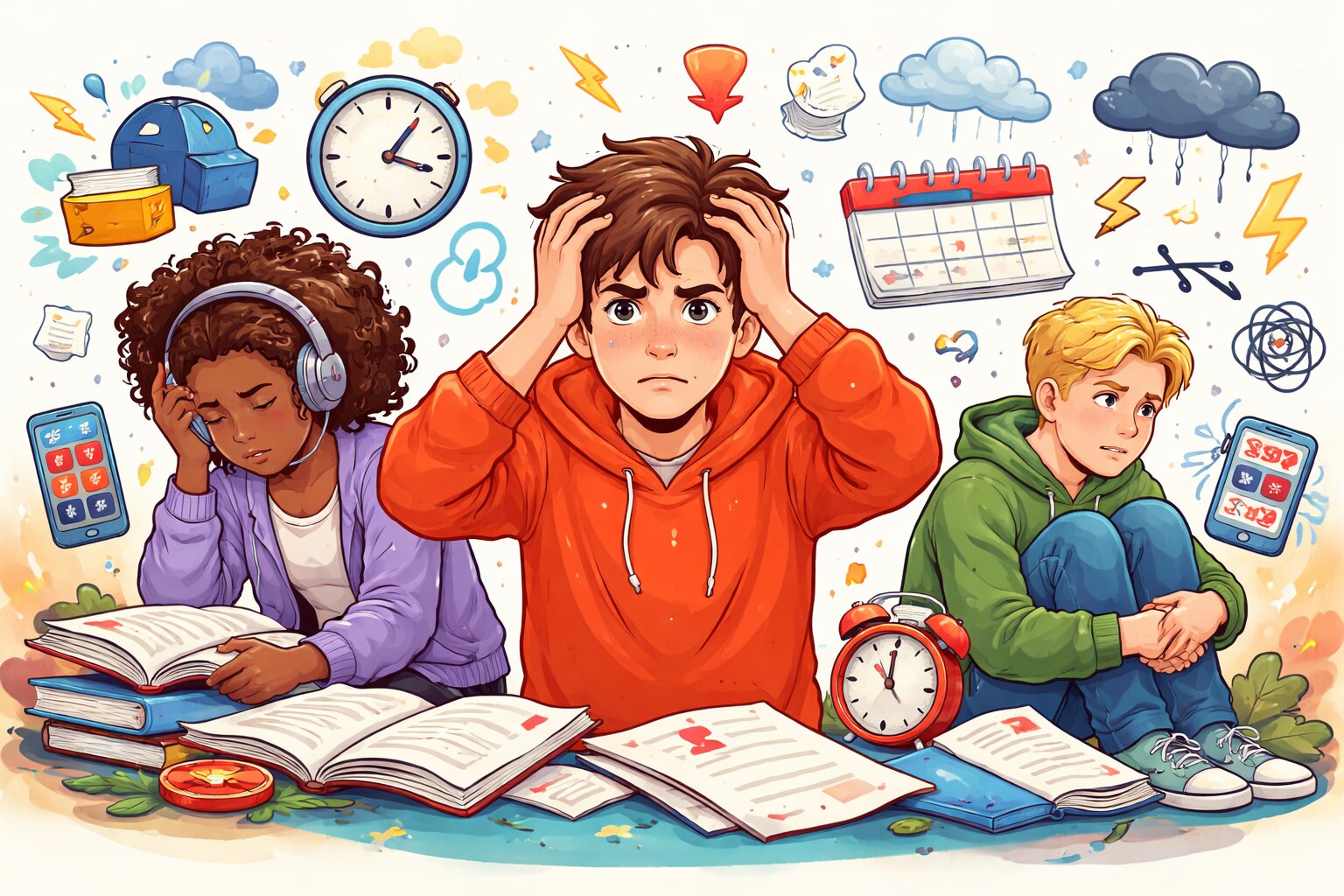 Stres pod kontrolą – jak ogarnąć emocje przed egzaminem ósmoklasisty?