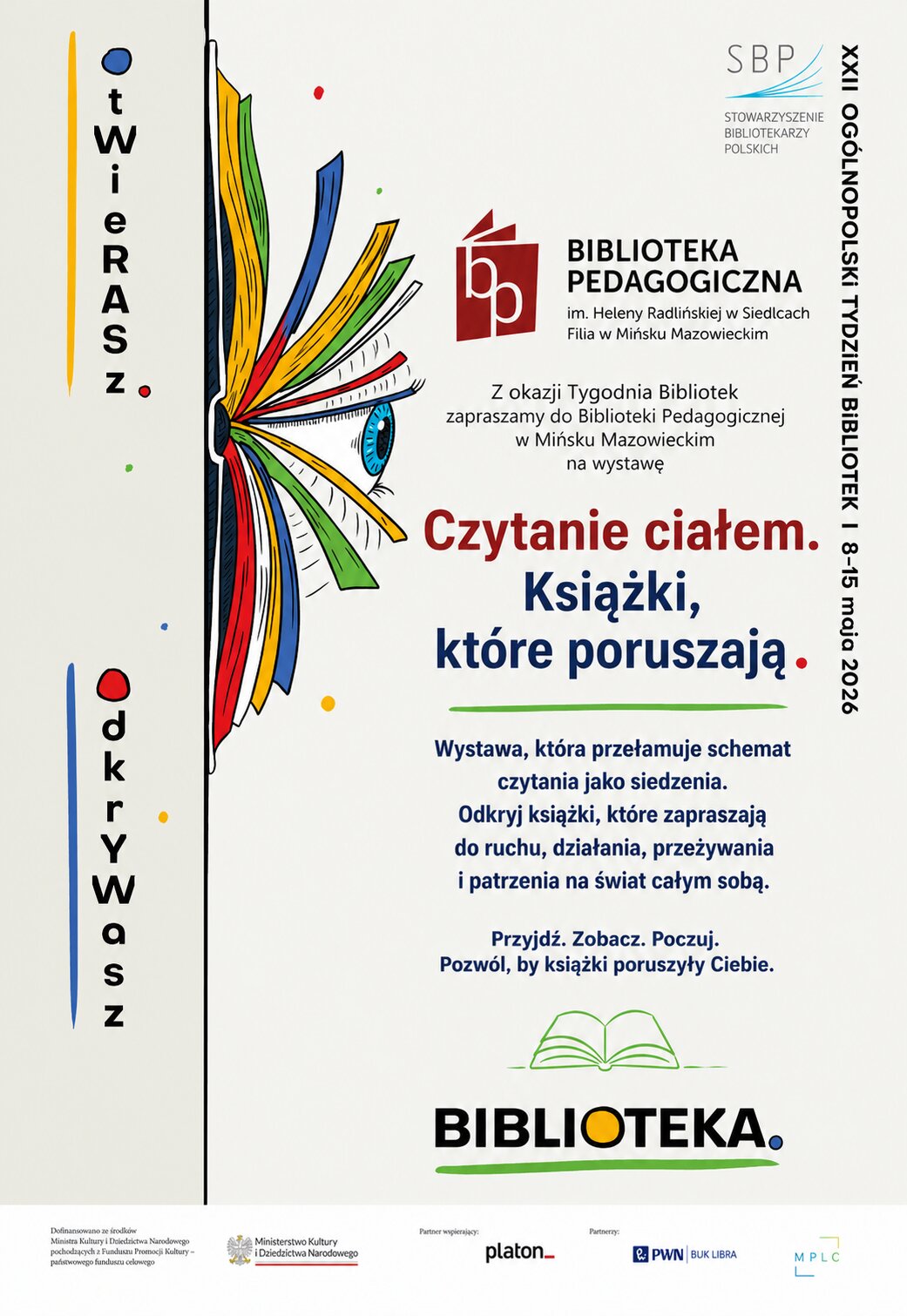 Wystawa „Czytanie ciałem. Książki, które poruszają”