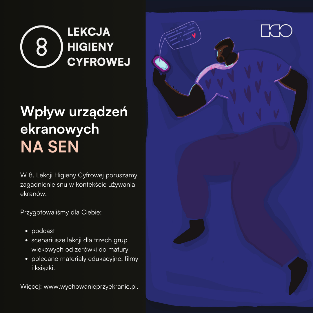 Śpij na zdrowie – wpływ urządzeń ekranowych na sen